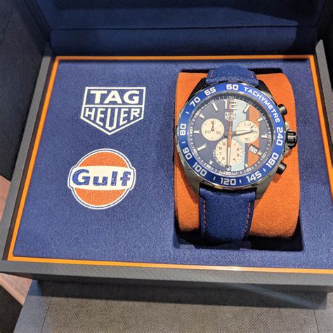 fake tag heuer gulf f1 for sale on ebay